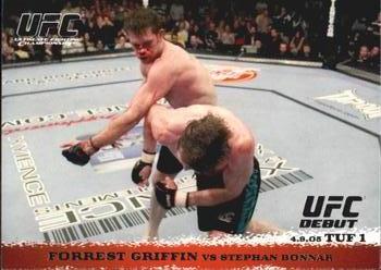 2009 Topps UFC Round 1 #19 Forrest Griffin / Stephan Bonnar Front