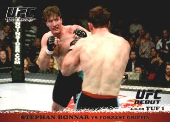 2009 Topps UFC Round 1 #25 Stephan Bonnar / Forrest Griffin Front