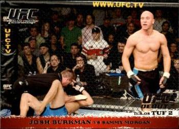 2009 Topps UFC Round 1 #28 Josh Burkman / Sammy Morgan Front