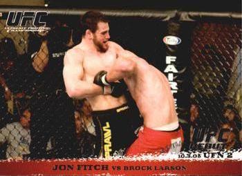 2009 Topps UFC Round 1 #33 Jon Fitch / Brock Larson Front