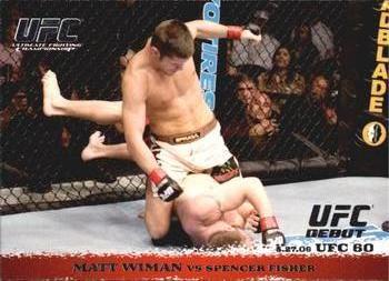 2009 Topps UFC Round 1 #40 Matt Wiman / Spencer Fisher Front