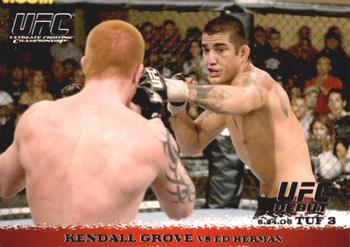 2009 Topps UFC Round 1 #41 Kendall Grove / Ed Herman Front
