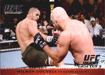 2009 Topps UFC Round 1 #45 Wilson Gouveia / Keith Jardine Front