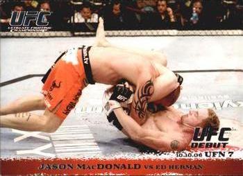 2009 Topps UFC Round 1 #54 Jason MacDonald / Ed Herman Front
