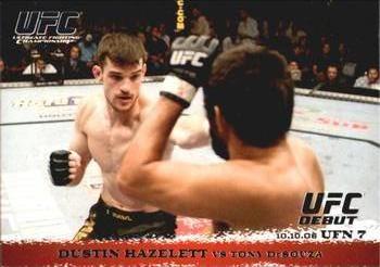 2009 Topps UFC Round 1 #55 Dustin Hazelett / Tony DeSouza Front