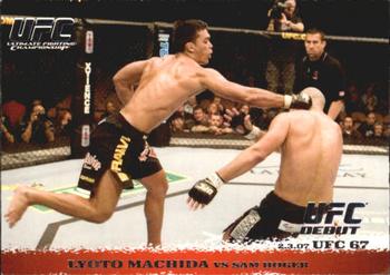 2009 Topps UFC Round 1 #59 Lyoto Machida / Sam Hoger Front