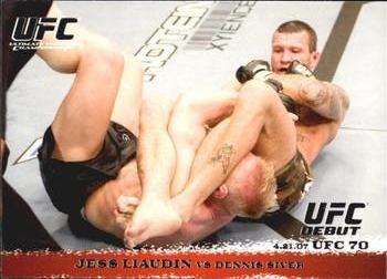 2009 Topps UFC Round 1 #62 Jess Liaudin / Dennis Siver Front