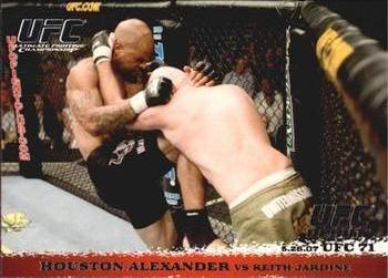 2009 Topps UFC Round 1 #64 Houston Alexander / Keith Jardine Front