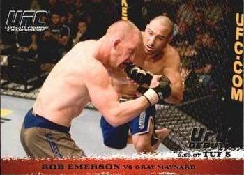 2009 Topps UFC Round 1 #68 Rob Emerson / Gray Maynard Front
