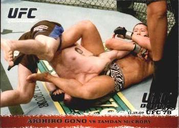 2009 Topps UFC Round 1 #71 Akihiro Gono / Tamdan McCrory Front