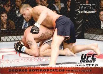 2009 Topps UFC Round 1 #76 George Sotiropoulos / Billy Miles Front