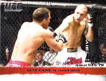 2009 Topps UFC Round 1 #78 Luiz Cane / James Irvin Front