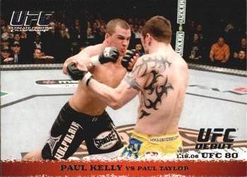 2009 Topps UFC Round 1 #79 Paul Kelly / Paul Taylor Front