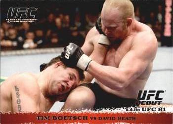 2009 Topps UFC Round 1 #80 Tim Boetsch / David Heath Front