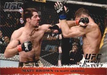 2009 Topps UFC Round 1 #86 Matt Brown / Matt Arroyo Front