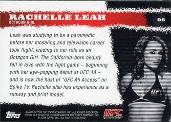 2009 Topps UFC Round 1 #96 Rachelle Leah Back