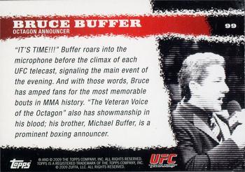2009 Topps UFC Round 1 #99 Bruce Buffer Back