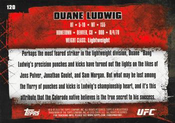 2010 Topps UFC #120 Duane Ludwig Back