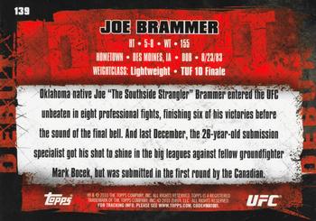 2010 Topps UFC #139 Joe Brammer Back