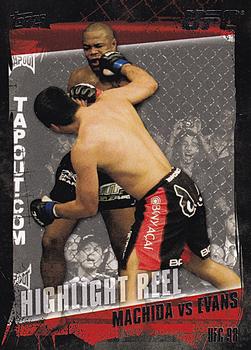 2010 Topps UFC #187 Lyoto Machida / Rashad Evans Front