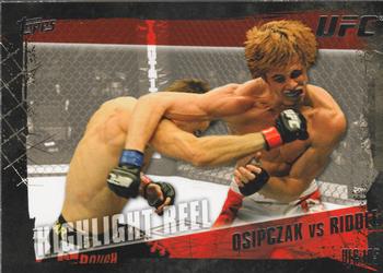 2010 Topps UFC #200 Nick Osipczak / Matt Riddle Front