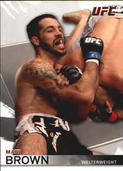 2010 Topps UFC Knockout #80 Matt Brown Front