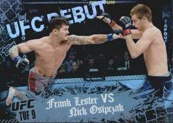 2010 Topps UFC Main Event #118 Frank Lester / Nick Osipczak Front