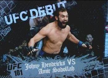 2010 Topps UFC Main Event #125 Johny Hendricks / Amir Sadollah Front
