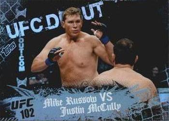 2010 Topps UFC Main Event #127 Mike Russow / Justin McCully Front