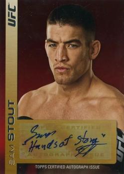 2011 Topps UFC Title Shot - Autographs #FA-SS Sam Stout Front