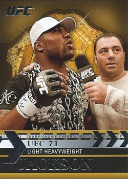 2011 Topps UFC Title Shot - Championship Chronology #CC-25 Quinton Jackson Front