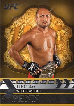2011 Topps UFC Title Shot - Championship Chronology #CC-37 BJ Penn Front