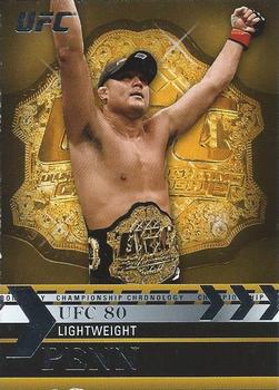 2011 Topps UFC Title Shot - Championship Chronology #CC-45 BJ Penn Front