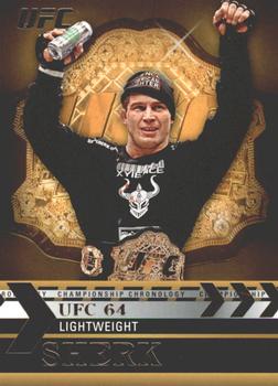 2011 Topps UFC Title Shot - Championship Chronology Black #CC-44 Sean Sherk Front