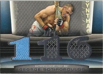 2011 Topps UFC Title Shot - Fight Mat Relics #FM-GS George Sotiropoulos Front