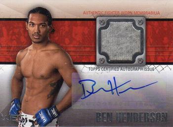 2011 Topps UFC Title Shot - Fighter Relics Autographs #FAR-BH Ben Henderson Front
