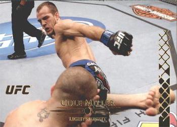 2011 Topps UFC Title Shot - Gold #75 Cole Miller Front