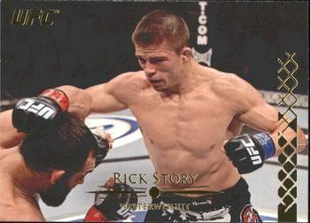 2011 Topps UFC Title Shot - Gold #107 Rick Story Front