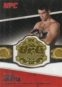 2011 Topps UFC Title Shot - Replica Championship Belts #CB-17 Forrest Griffin Front