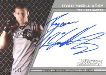 2011 Topps UFC Title Shot - The Ultimate Fighter Autographs #TUF-RMG Ryan McGillivray Front