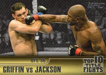2011 Topps UFC Title Shot - Top 10 Title Fights #TT-10 Forrest Griffin - Quinton Jackson Front
