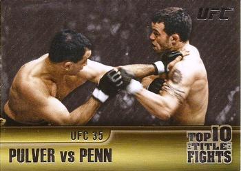 2011 Topps UFC Title Shot - Top 10 Title Fights #TT-16 Jens Pulver - BJ Penn Front