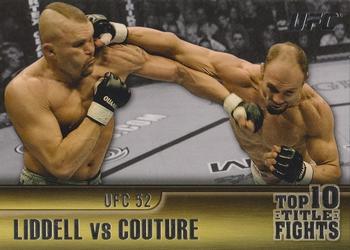 2011 Topps UFC Title Shot - Top 10 Title Fights #TT-20 Chuck Liddell - Randy Couture Front