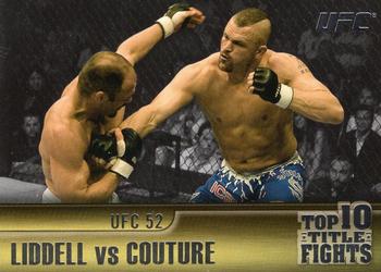 2011 Topps UFC Title Shot - Top 10 Title Fights #TT-21 Chuck Liddell - Randy Couture Front