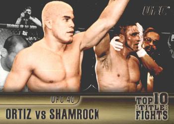 2011 Topps UFC Title Shot - Top 10 Title Fights #TT-24 Tito Ortiz - Ken Shamrock Front