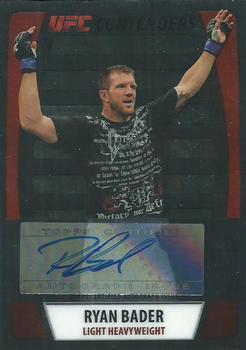 2011 Topps UFC Title Shot - UFC Contenders Autographs Black #CA-RB Ryan Bader Front