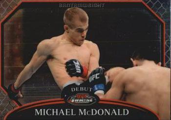 2011 Finest UFC #13 Michael McDonald Front