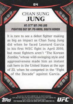 2011 Finest UFC #64 Chan Sung Jung Back