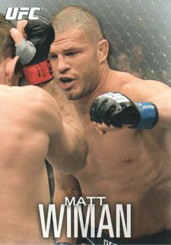 2012 Topps UFC Knockout #6 Matt Wiman Front