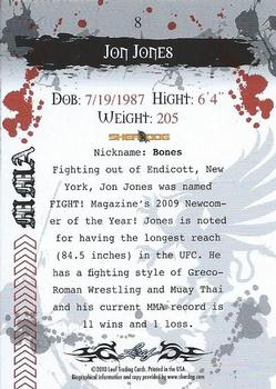 2010 Leaf MMA #8 Jon Jones Back